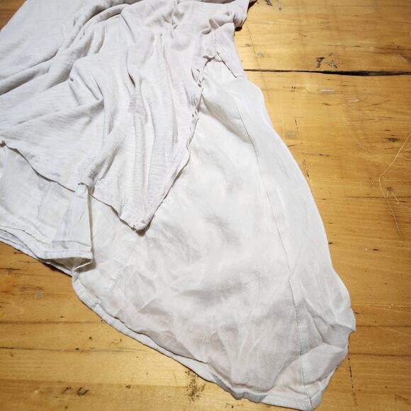 EILEEN FISHER x GARNET HILL sz XS Organic Cotton Nightgown - Picture 7 of 8